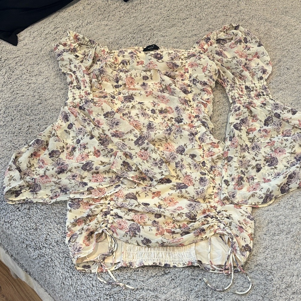 Vici Off the Shoulder Floral Dress - Picture 2 of 4